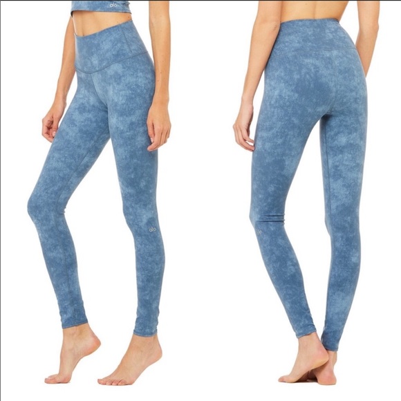 ALO Yoga Pants - Alo Yoga Acid Wash Airbrush High Waist Leggings